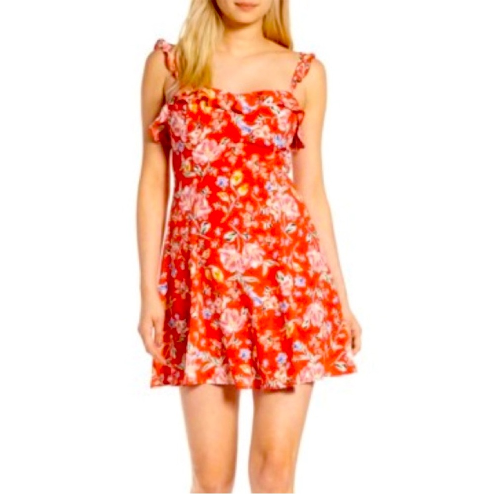 ASTR Floral Mini Dress